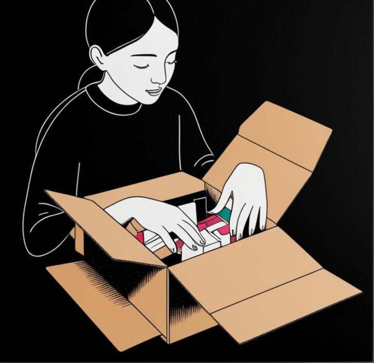 Surprise Loved Ones in China – No International Shipping Hassles Skip the customs forms and delays. We locally purchase, wrap, a Smiling woman in China happily receiving a gift box wrapped in red and gold, delivered locally by AliVA. Our service includes personalized notes, same-day purchase, and customs-free delivery to surprise loved ones in Shanghai, Beijing, or Guangzhou